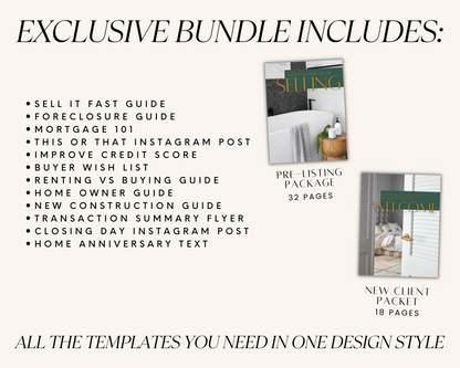 Real Estate Presentation Bundle, Real Estate Template, Seller Guide, Buyer Guide, Real Estate Marketing, Canva Template, Digital Download Real Estate Template, Real Estate Presentation Bundle, Seller Guide, Buyer Guide, Real Estate Marketing, Canva Template, Listing Presentation