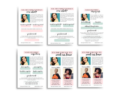 Under Contract Text Messages - Playful Brand Style
