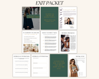 New Client Welcome and Exit Bundle - Exclusive Brand Style