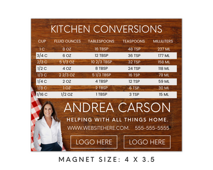 Real Estate Template – Promo Magnet with Kitchen Conversions 11