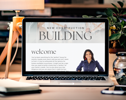 New Construction Landing Page - Peaceful Design Style