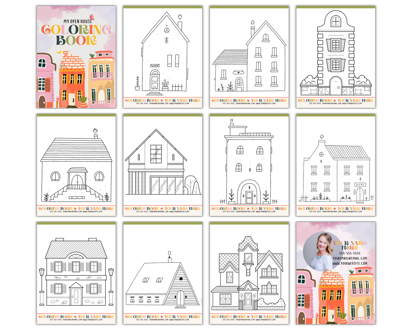 Open House Coloring Book