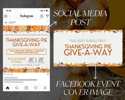 Thanksgiving Pie Give-A-Way Event Bundle 3