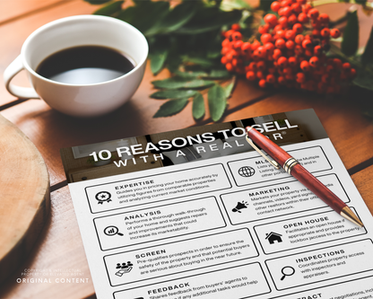 10 Reasons to Use a Realtor Flyer - Classic Design Style