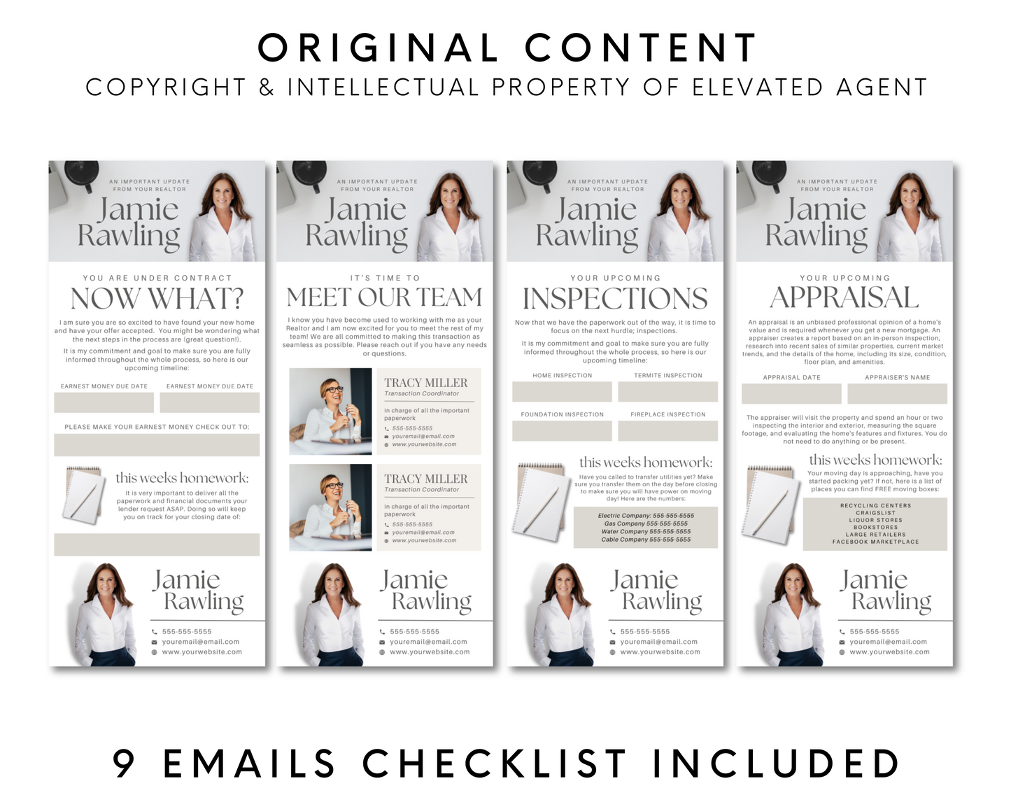 Under Contract Email Drip Peaceful Design Style