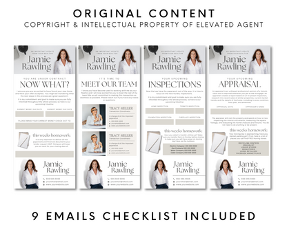 Under Contract Email Drip Peaceful Design Style