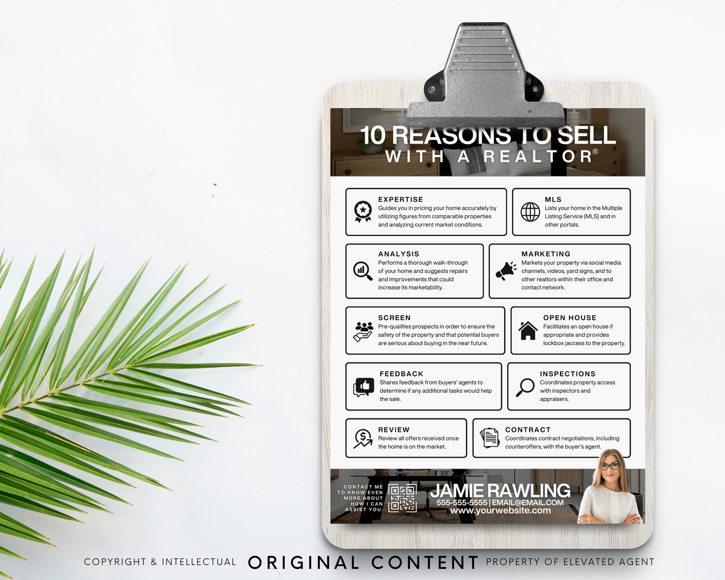 10 Reasons to Use a Realtor Flyer - Classic Design Style