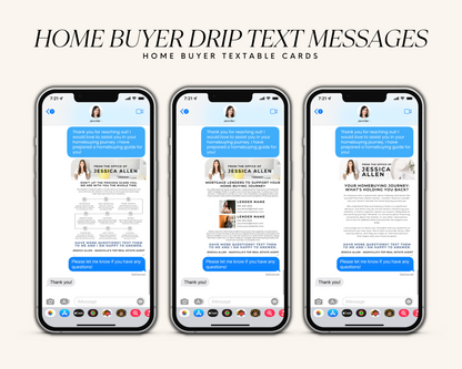 Home Buyer Drip Text Messages