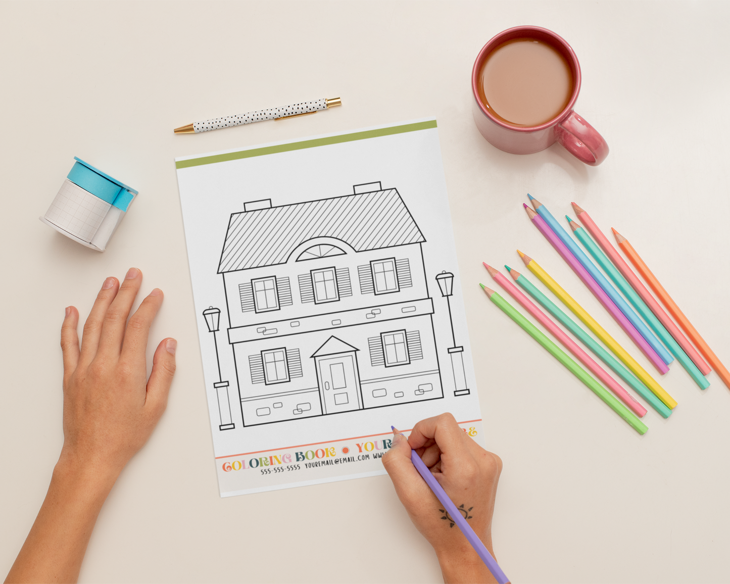 Open House Coloring Book