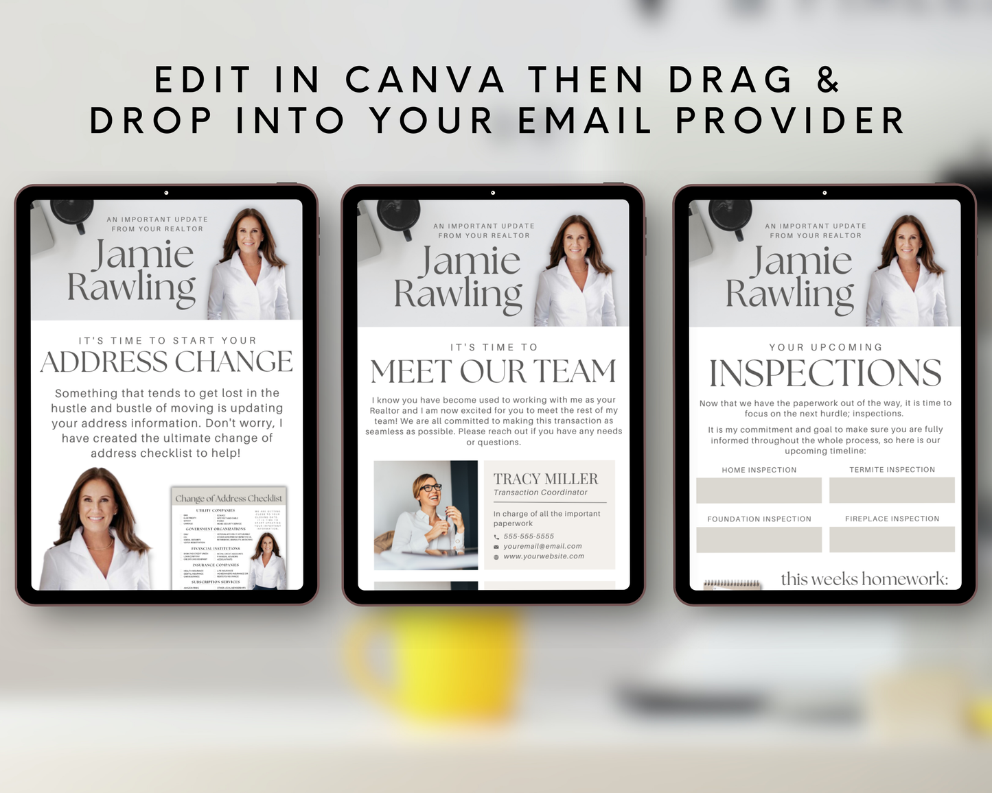 Under Contract Email Drip Peaceful Design Style