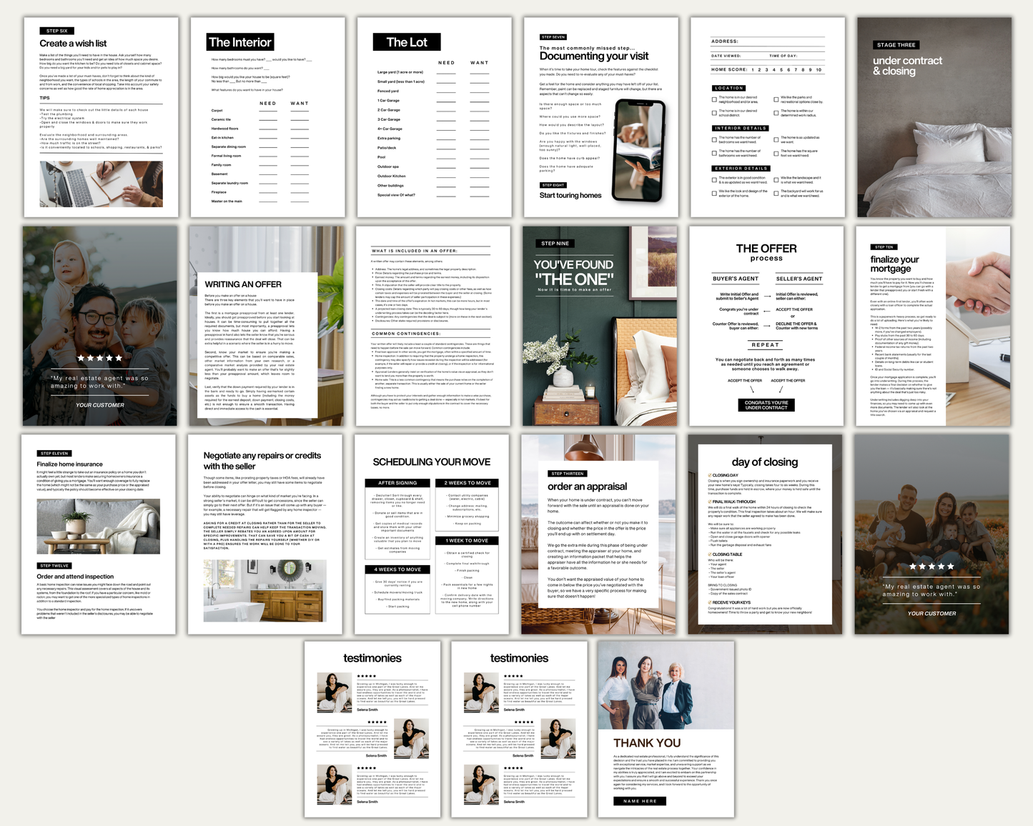 Buyer and Listing Presentation Bundle - Classic Design Style