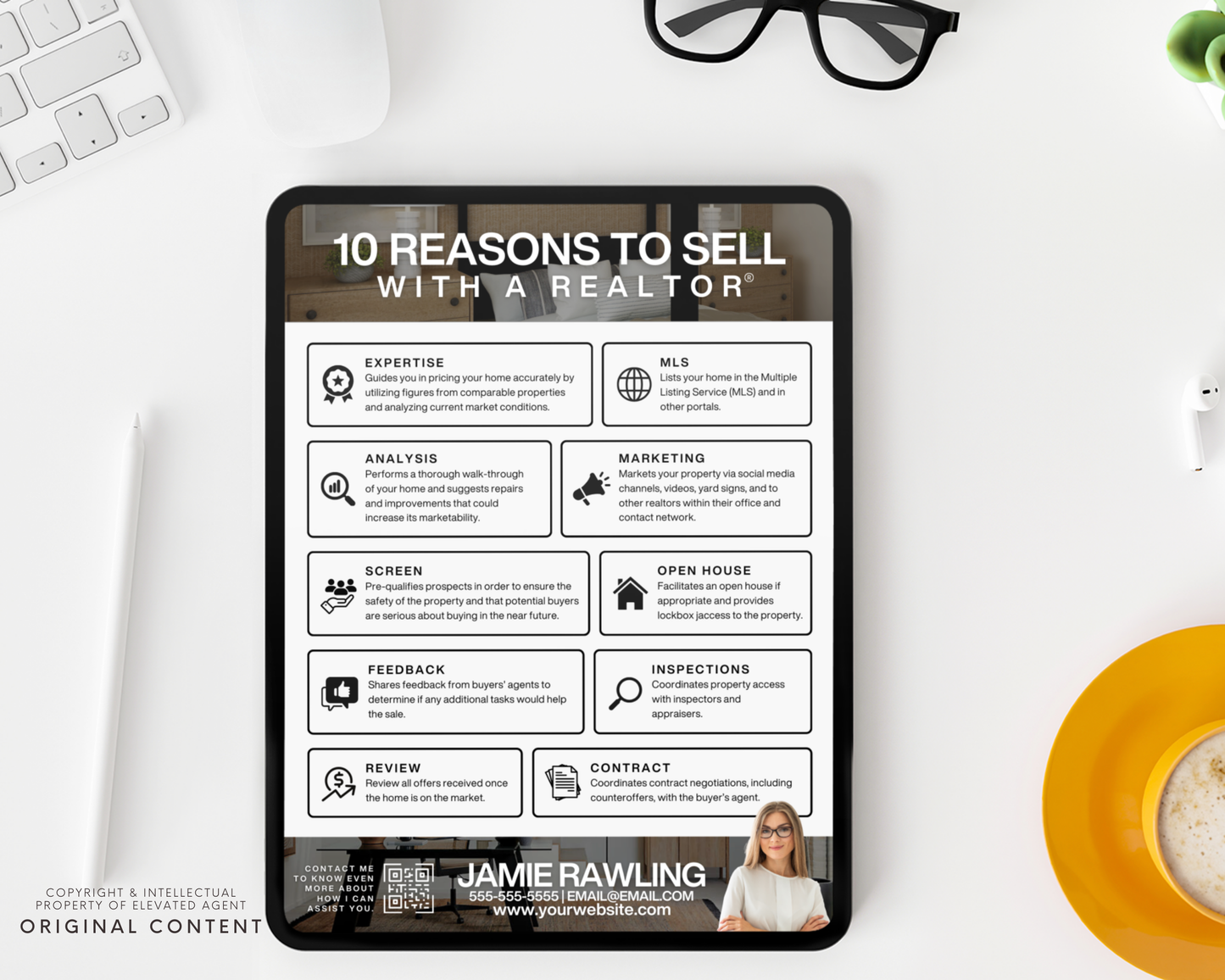 10 Reasons to Use a Realtor Flyer - Classic Design Style