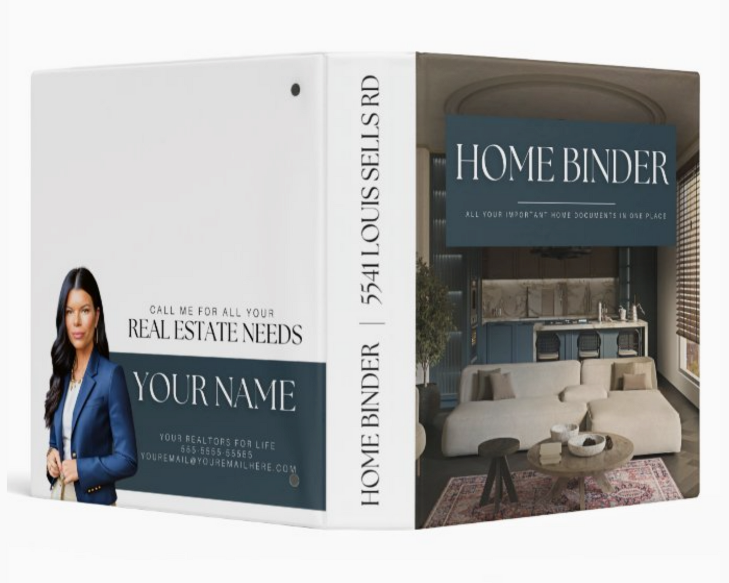 Real Estate Home Binder, Realtor Closing Gift, Real Estate Marketing, Closing Binder, House Binder, Home Buyer