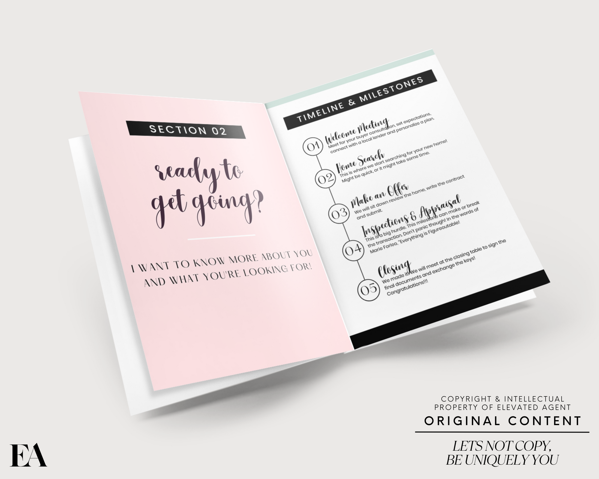 Real Estate Client Onboarding Packet, Real Estate Template, New Client Welcome Packet, Real Estate Flyer, Home Buyer Packet, Canva Template 