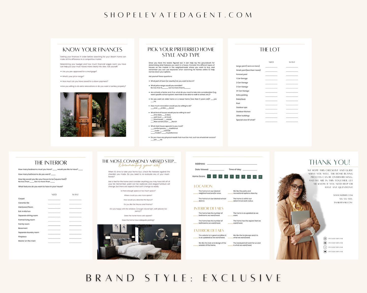 Buyer Wish List - Exclusive Brand Style