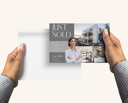 Real Estate Template – Just Sold Postcard