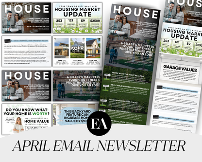 April Email Newsletter - Real Estate Template