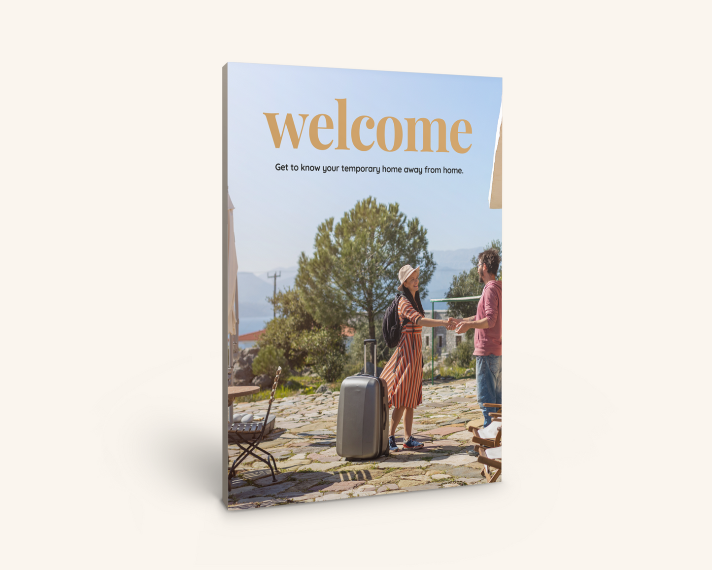 Real Estate Template – Airbnb Welcome Book Gold