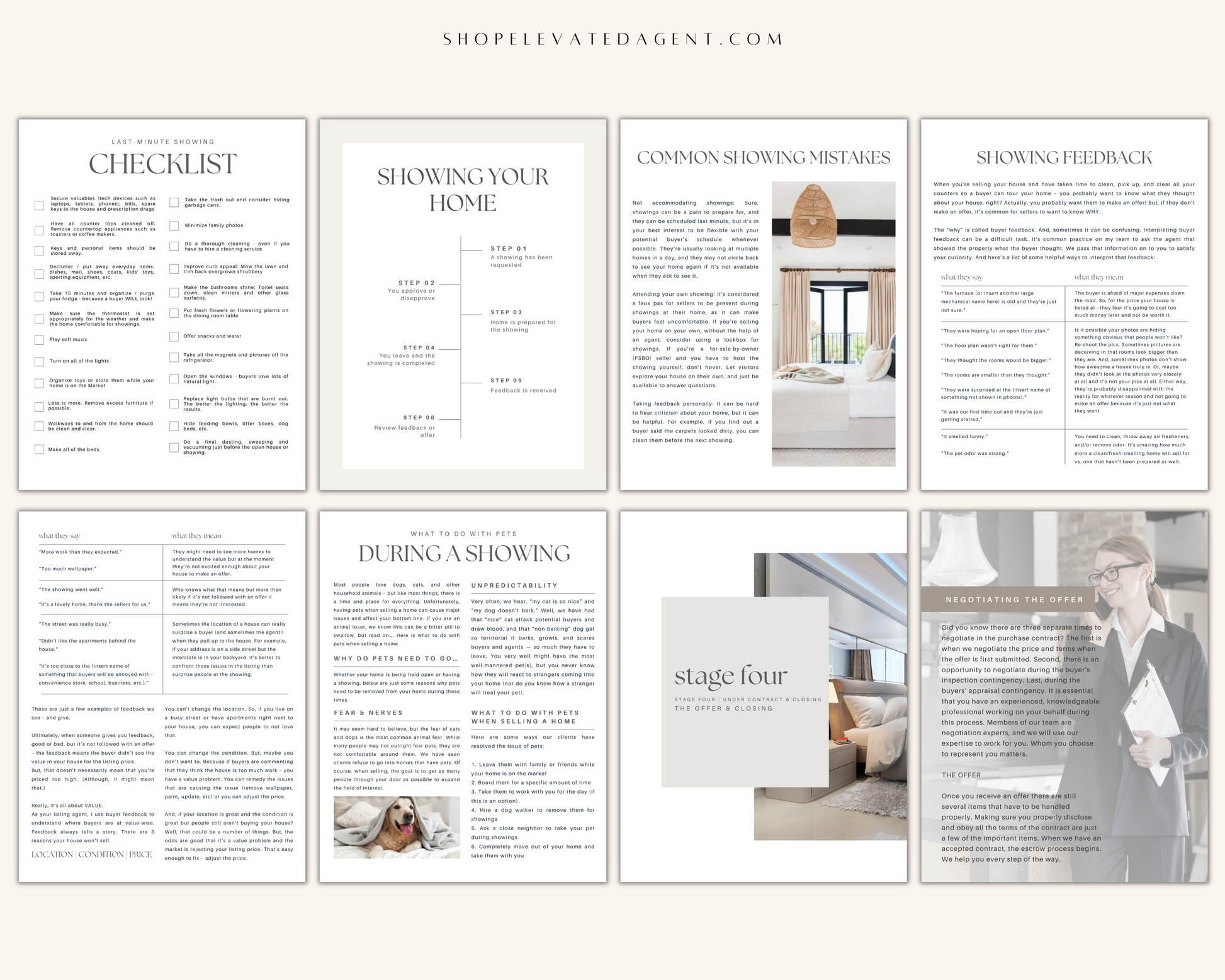 Listing presentation, real estate marketing, realtor marketing, real estate marketing templates, seller packet, real estate listing marketing templates 