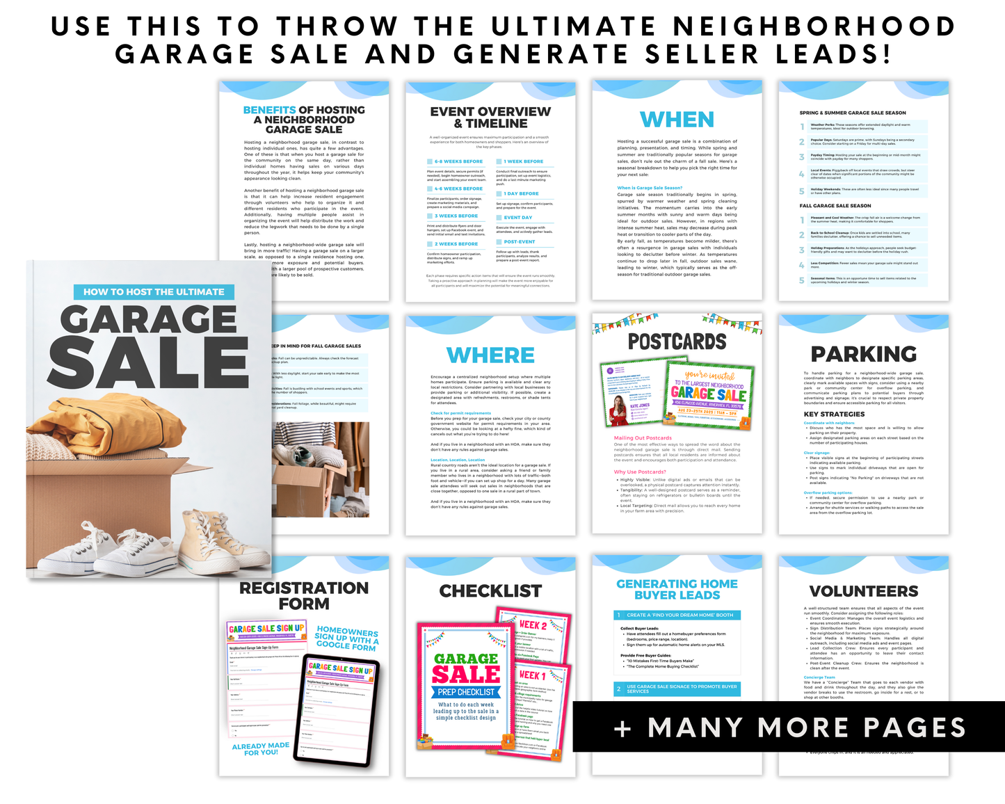 Garage Sale Bundle 2 - Real Estate Template