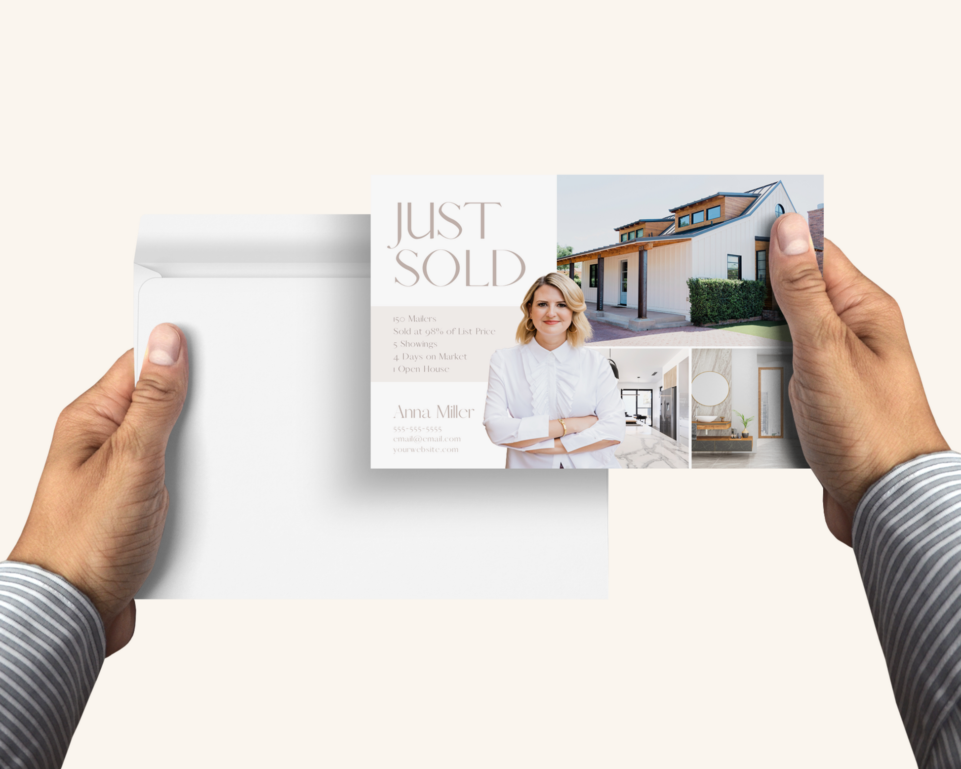 Real Estate Template – Just Sold Postcard