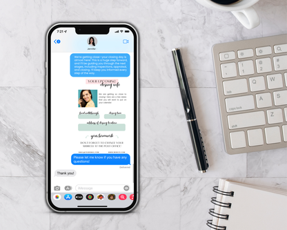 Under Contract Text Messages - Playful Brand Style