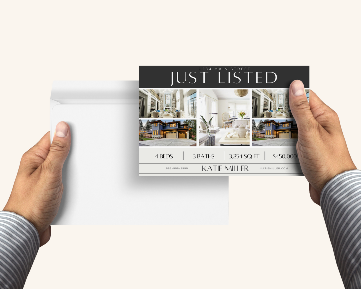 Real Estate Template – Just Listed Postcard