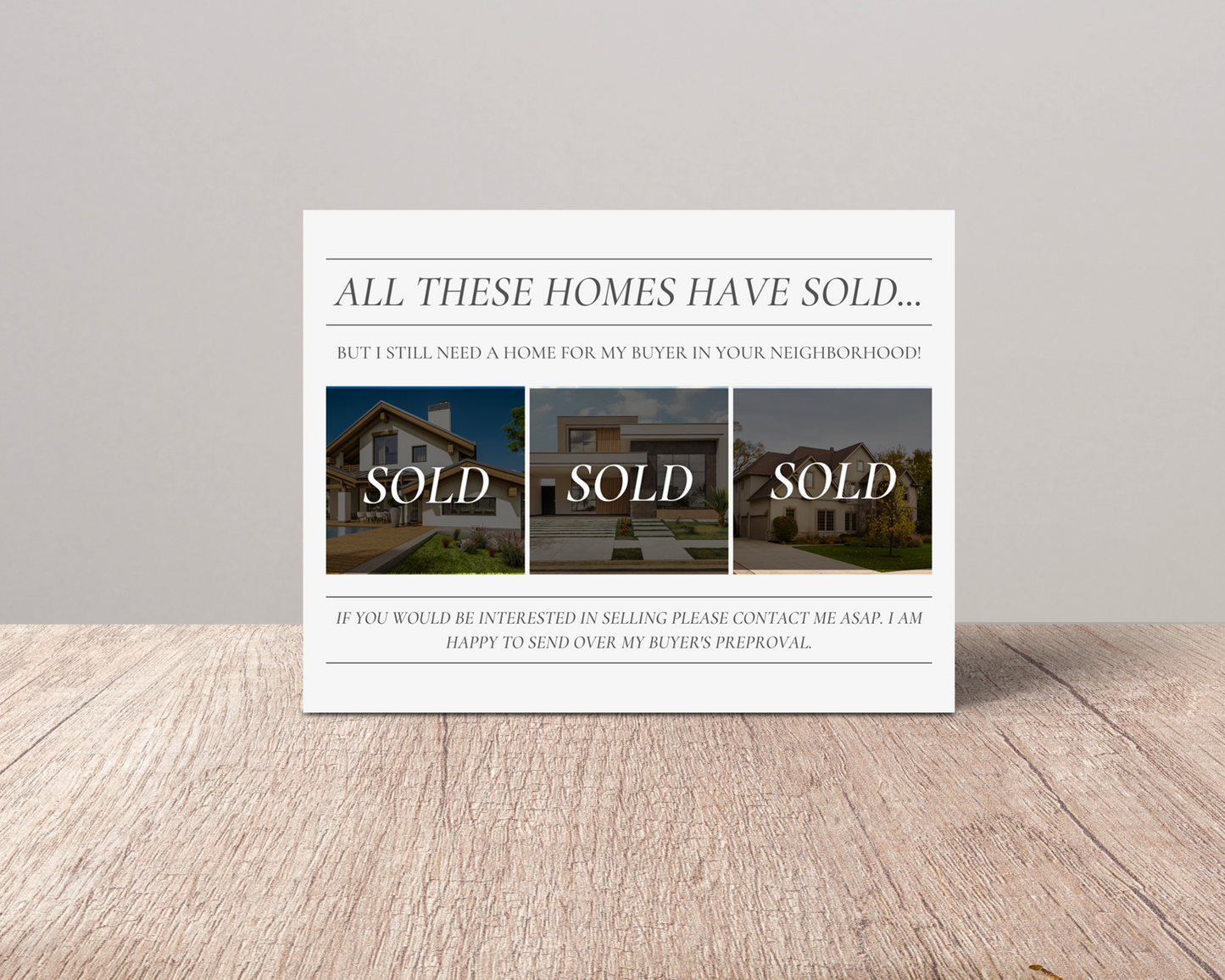 Real Estate Template – Farming Postcard for Sellers