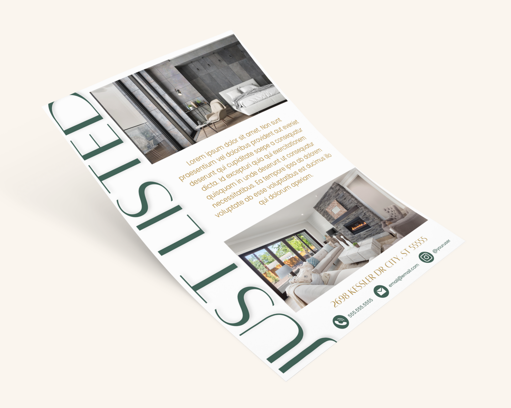 Real Estate Template – Exclusive Listing Flyer