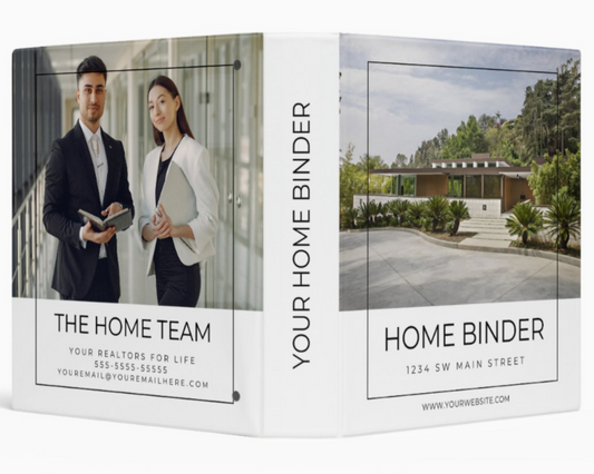 Real Estate Client Closing Packet, New Home Binder, Buyer Packet, Real Estate Marketing, Real Estate Flyer, Home Buyer Guide, Canva Template<br>