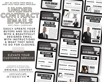 Under Contract Email Drip Minimal Design Style