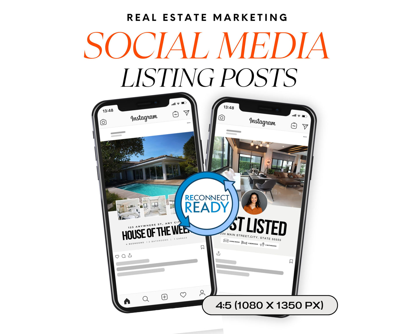 Social Media Listing Posts 1 - Minimal Design Style