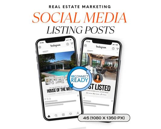 Social Media Listing Posts 1 - Minimal Design Style