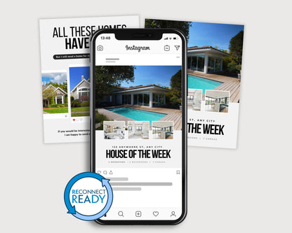 Social Media Listing Posts 1 - Minimal Design Style