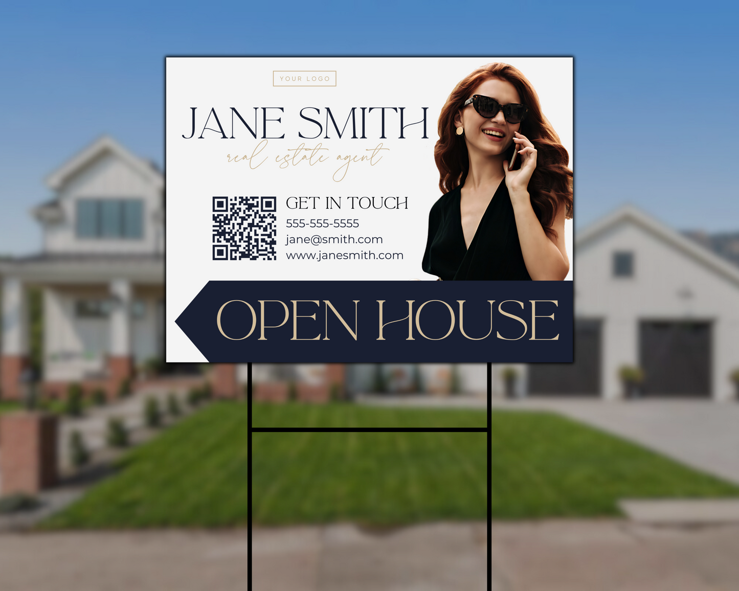 Open House Yard Sign 3