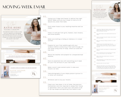 Moving Checklist Email Drip Campaign