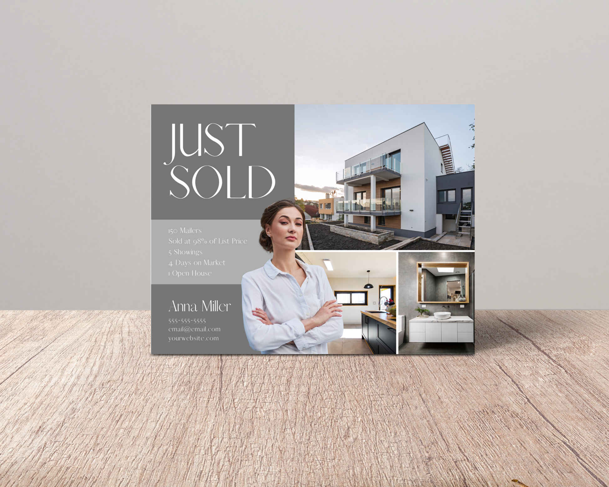 Real Estate Template – Just Sold Postcard