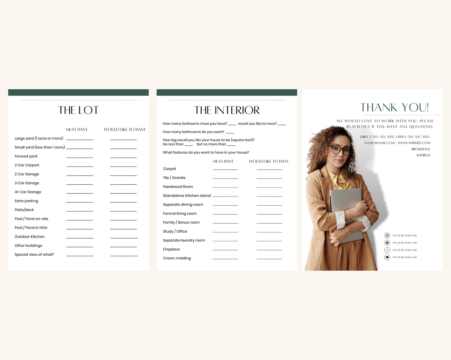 New Client Packet - Exclusive Brand Style