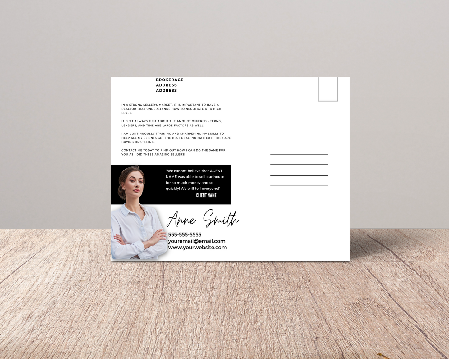 Real Estate Template – Just Sold Postcard