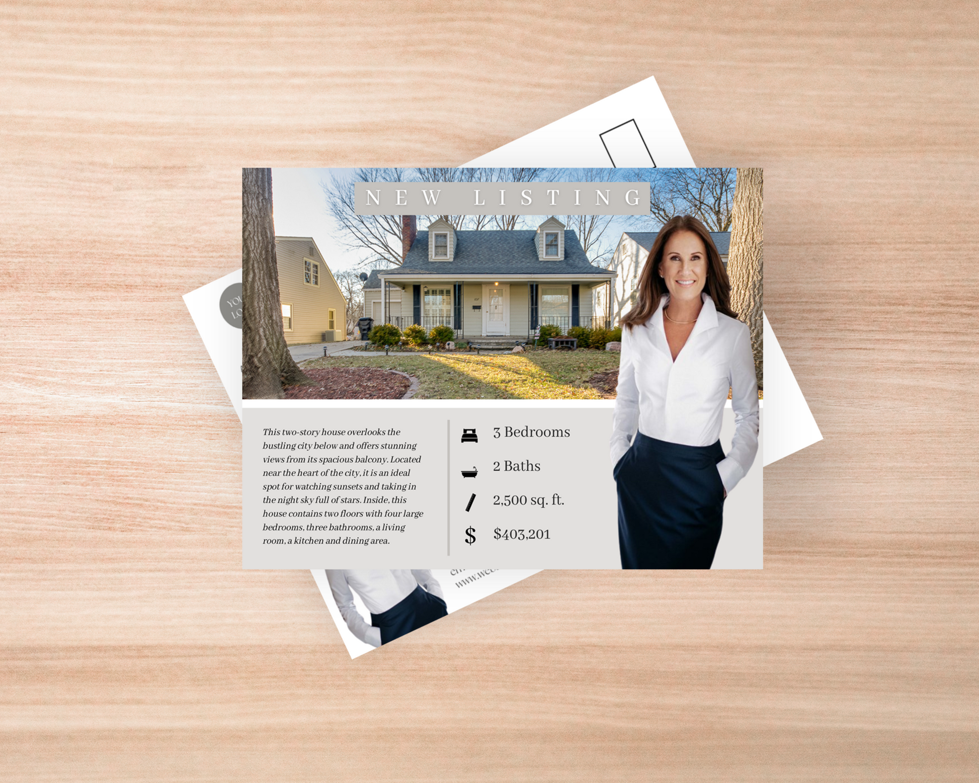 Real Estate Template – Real Estate Postcard 2 - Just Listed