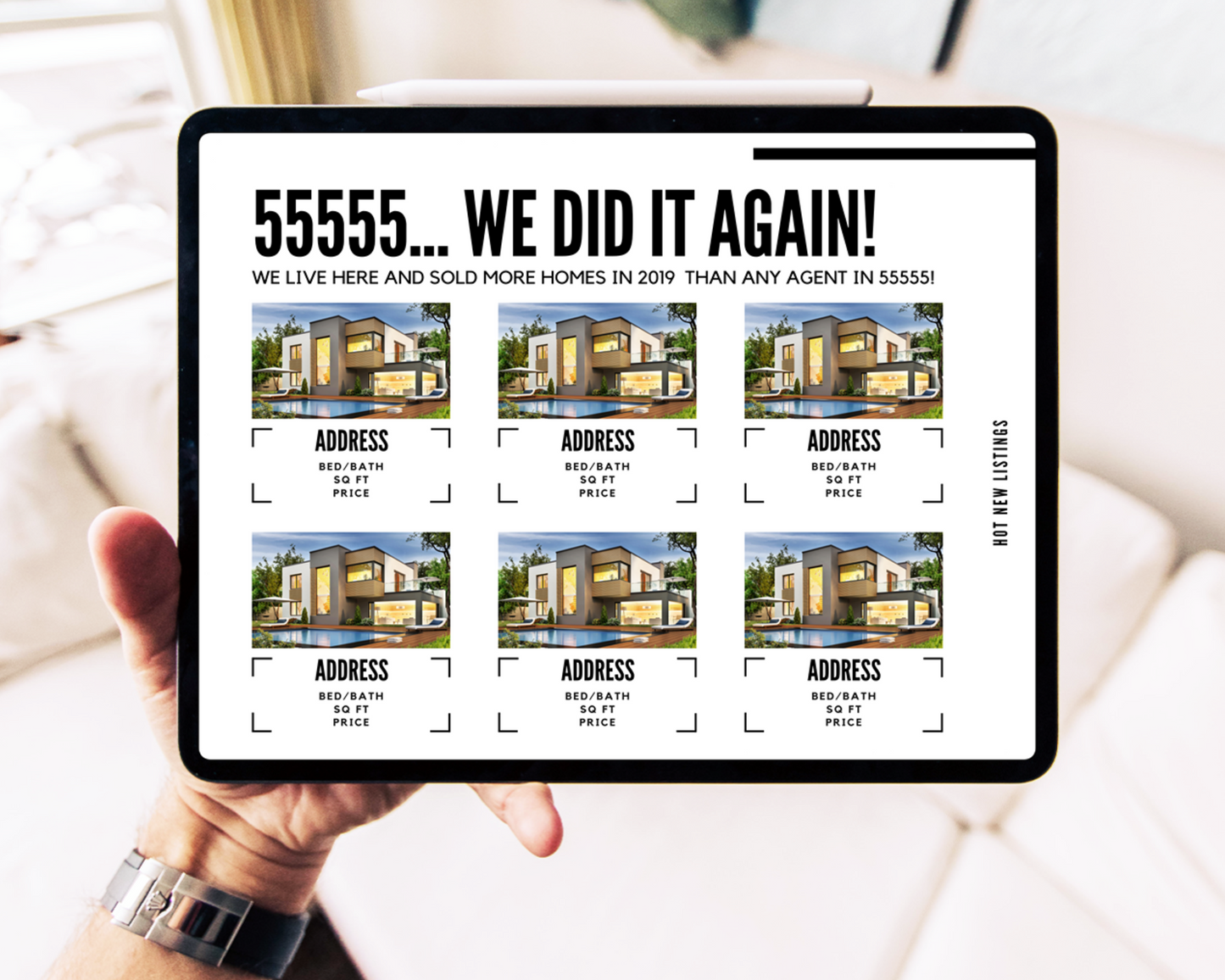 Real Estate Template for Market Update Flyer Real Estate Template for Marketing Real Estate Market Update Template CMA Flyer Template