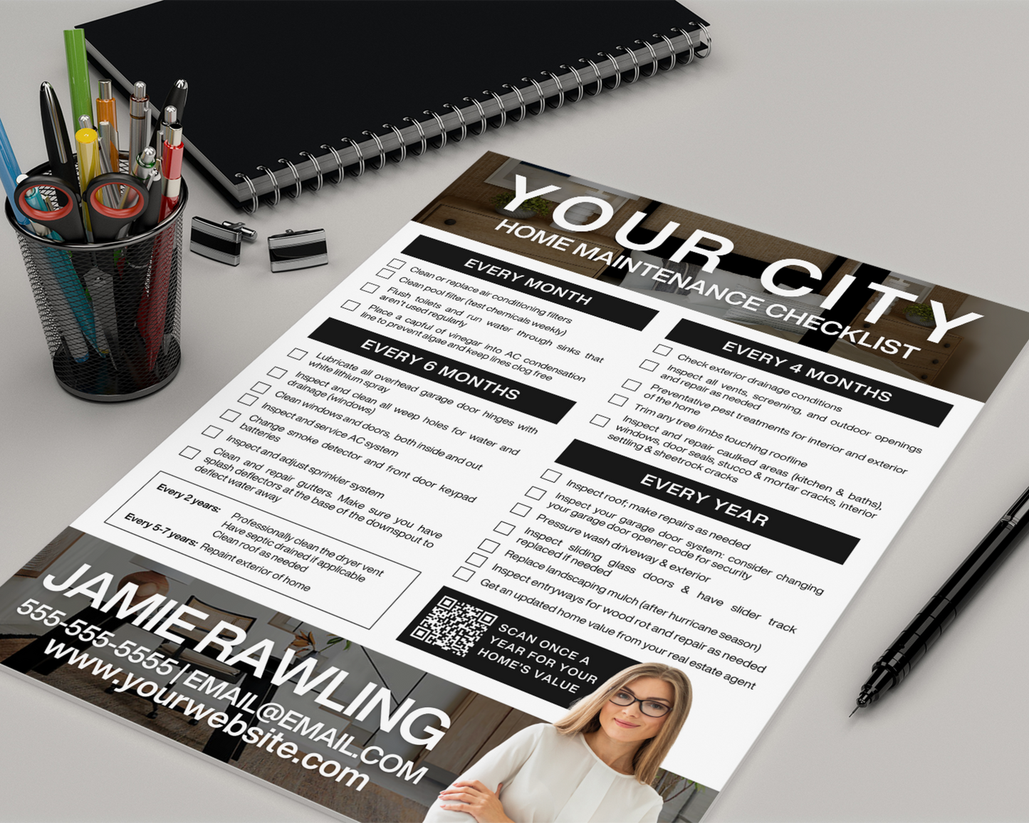 Home Maintenance Flyer - Classic Design Style