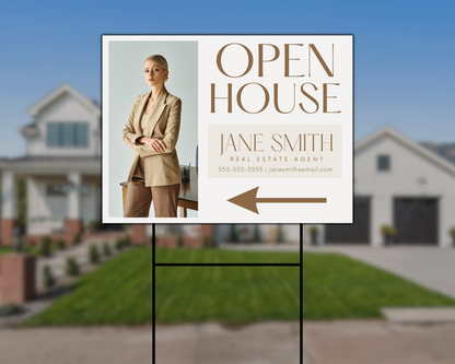 Open House Yard Sign 2