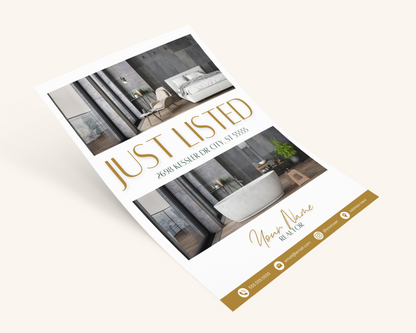 Real Estate Template – Exclusive Listing Flyer