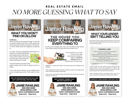 Open House Email Follow Up Drip Campaign - Classic Design Style