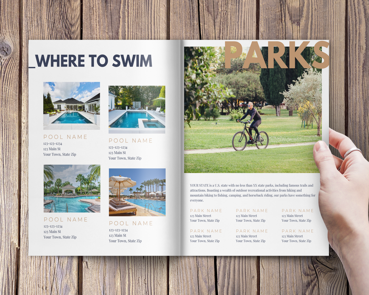 Real Estate Template – Airbnb Welcome Book Blue