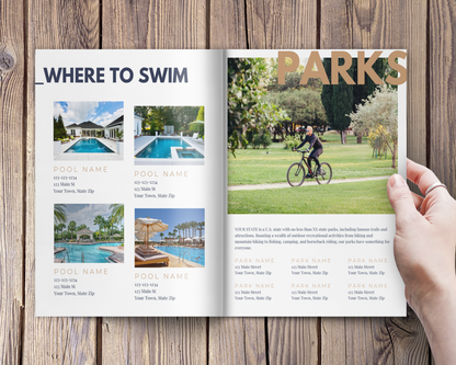 Real Estate Template – Airbnb Welcome Book Blue