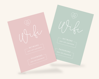 Real Estate Template – Airbnb Wifi Sign