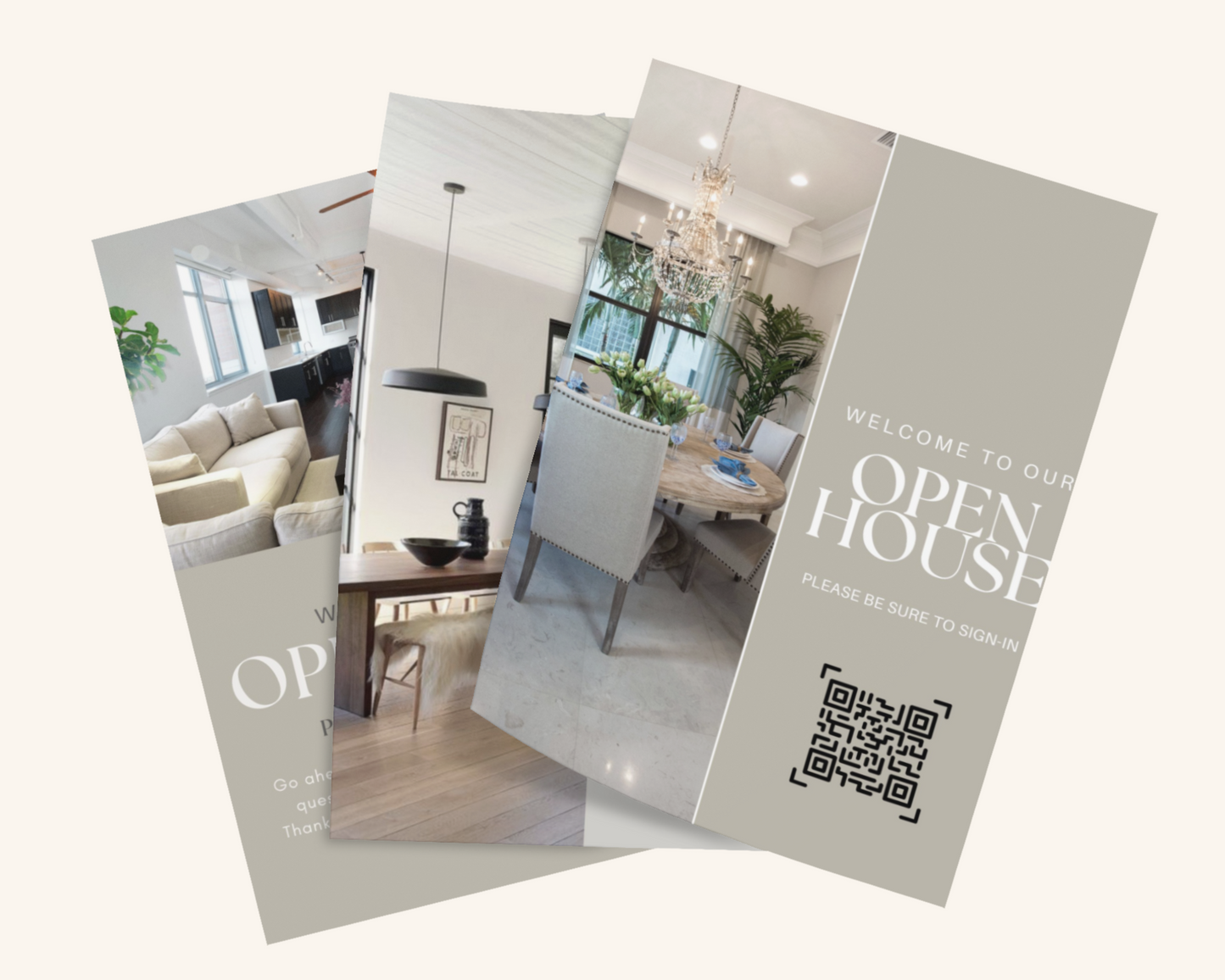 Real Estate Template – Peaceful Open House Welcome Sign