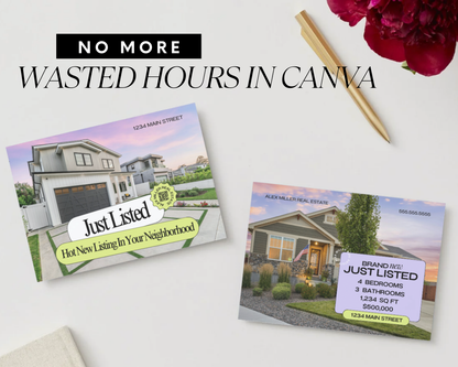 Just Listed Postcards Set 1